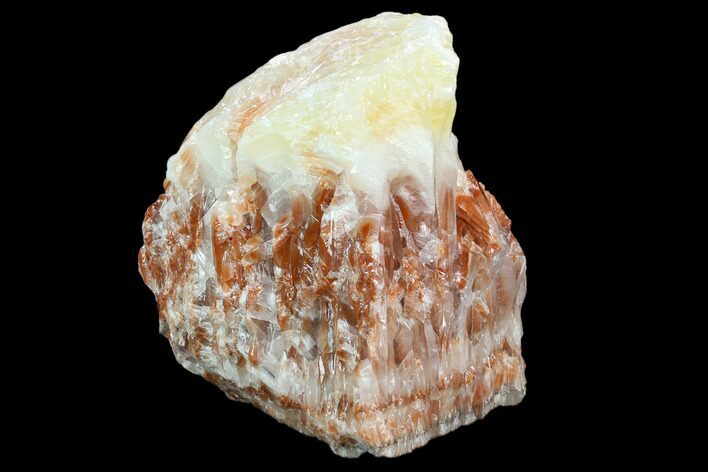 6.5" Free-Standing Red and Yellow Calcite Display - Chihuahua, Mexico
